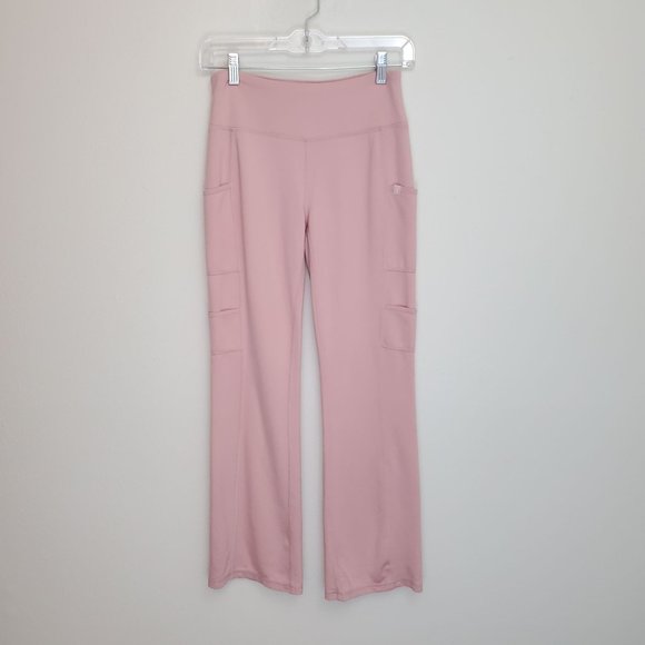 Jaanuu Pants - Jaanuu women's Yoga Pant scrubs in blushing pink